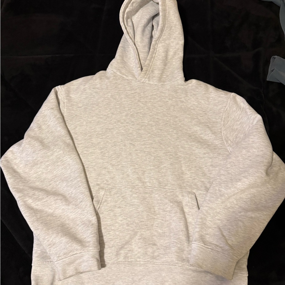 Boohoo Light Gray Hoodie